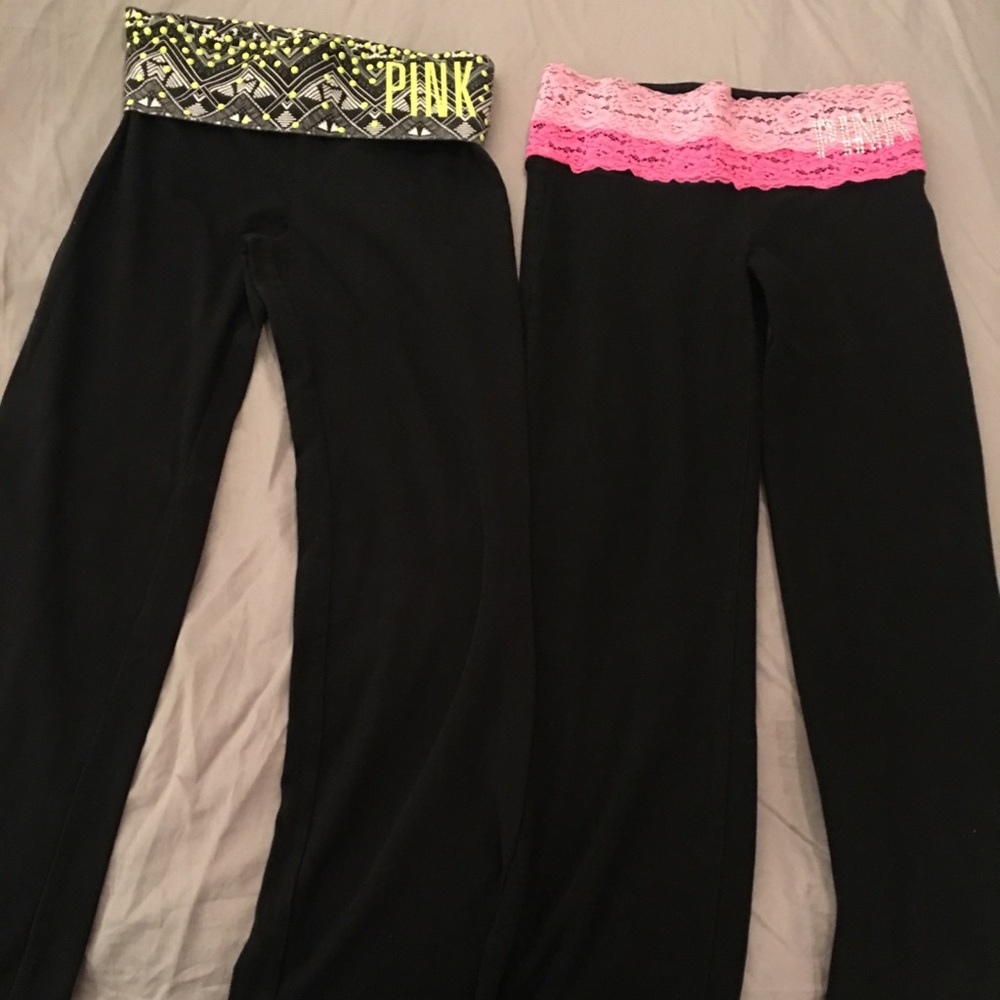 VS Pink Yoga Pants XS